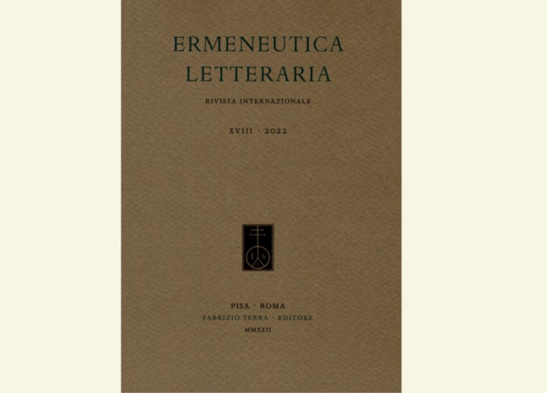 CfP - Ermeneutica letteraria. Rivista internazionale. XX (2024)